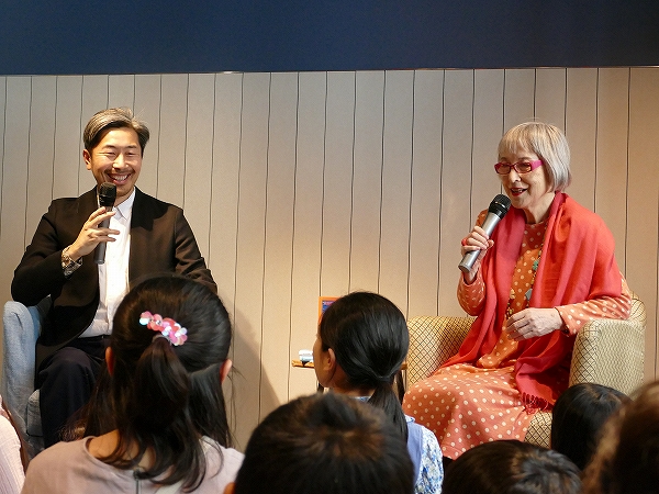 角野栄子さん 幅允孝さん トークショー ギンザのサヱグサ 角野栄子さん 幅允孝さん トークショー ギンザのサヱグサ