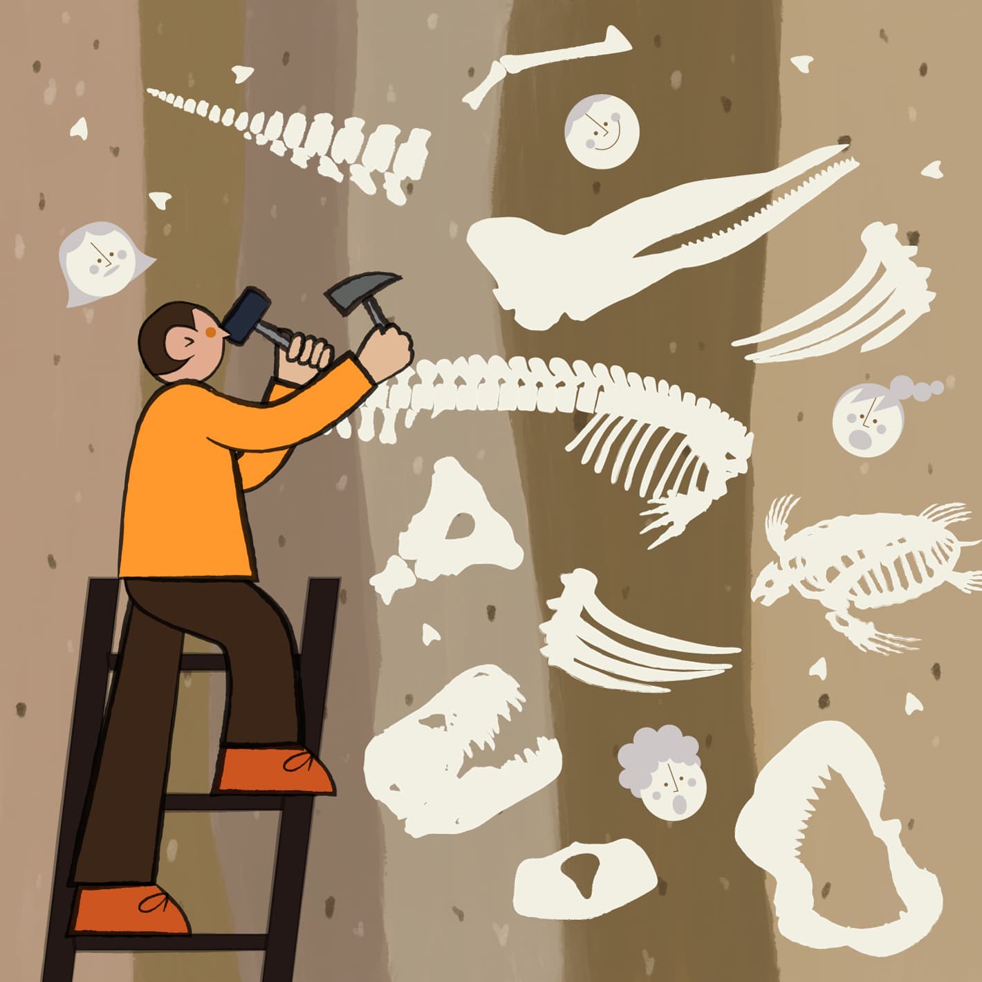 太古の海の神秘<br>〜古生物学と化石探検